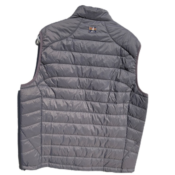 Johnnie-O vest Straits Quilted zip front Large gray - Picture 2 of 14
